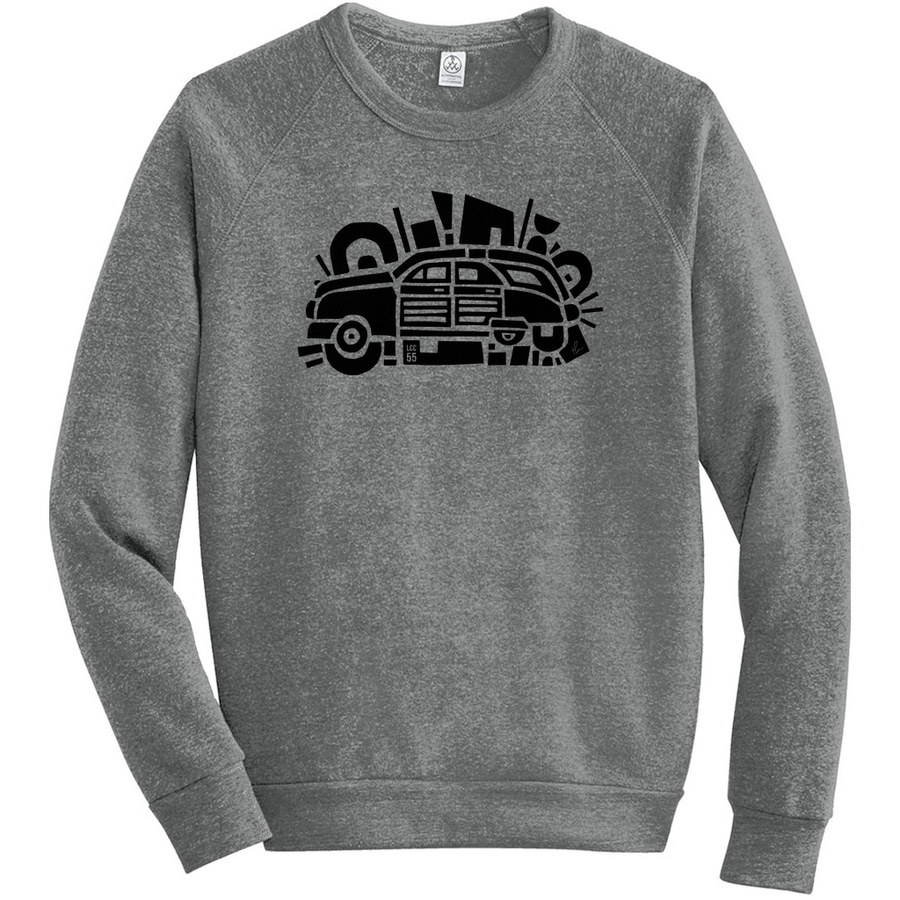 LCC 55: Woody's World Crewneck Sweatshirt GRY